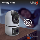 SC-PID8 Litte, Cámara PTZ Interior 8MP Doble Lente Tuya Smartlife