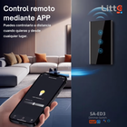 SA-ED3 Litte, Interruptor WiFi 3 Botones Táctil Dimmable Tuya Smartlife