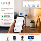SA-SE03 Litte, Enchufe Inteligente WiFi 16A con medidorTuya Smartlife
