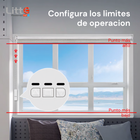 Tuya Smart Motor de Cortina WiFi para Automatización Litte SA-MC012
