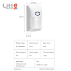 SA-Pir60 Litte, Sensor de Movimiento PIR WiFi Tuya Smartlife