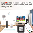 SA-irt03 Litte, Control IR WiFi con Sensor de Temperatura y Humedad Tuya Smartlife