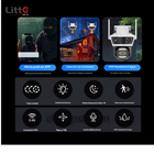 Camara WiFi PTZ Triple Lente 2MP Exterior Litte SC-OT9MP — 270° Tuya Smart