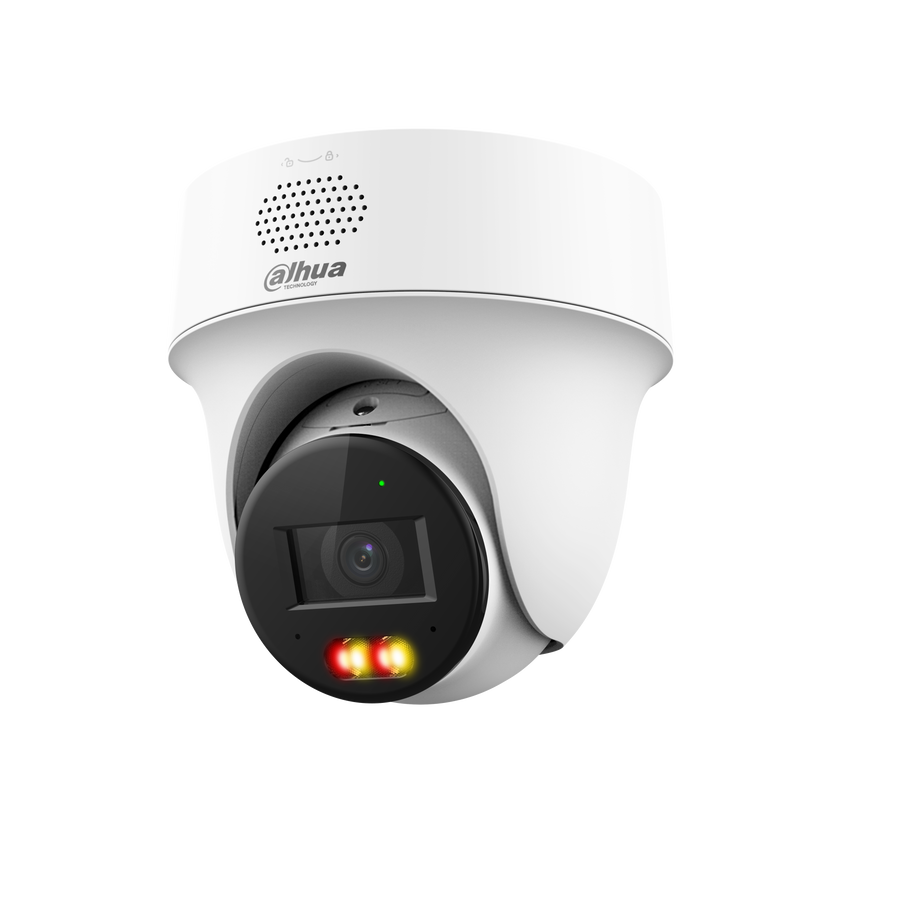 IPC-PT1439H-PV Dahua, Cámara IP 4MP Pan-Tilt Full-Color Disuasión Activa Audio