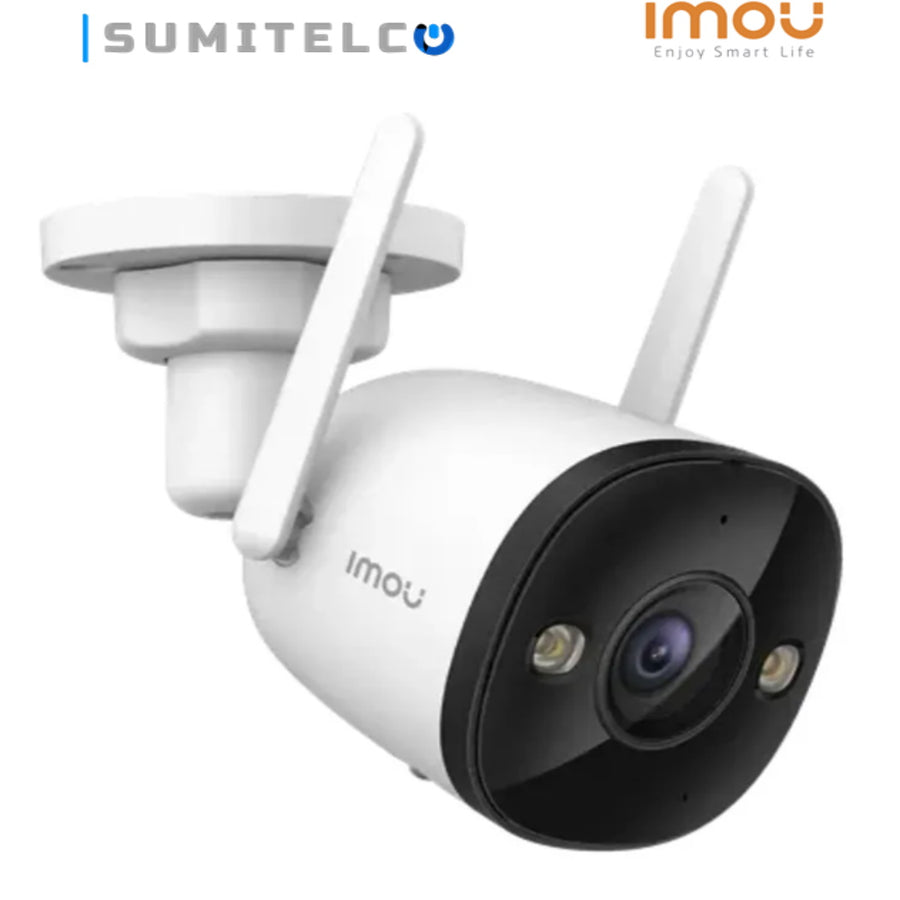 Cámara IP exterior IMOU Bullet 2E WiFi 3MP tipo bala con visión nocturna