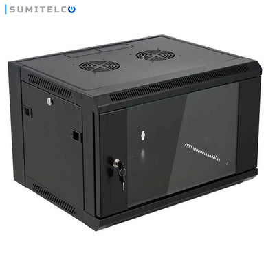 Gabinete rack 5U con llave 26x52x40cm para equipos de red y servidores