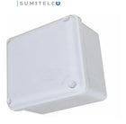 Caja de paso PVC 10x10cm para instalaciones CCTV seguridad Colombia