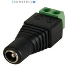 Bornera hembra conector eléctrico para instalación CCTV seguridad Colombia