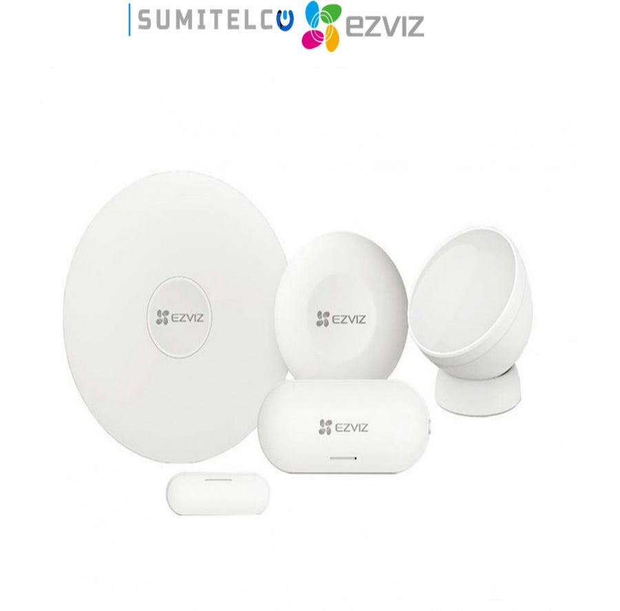 Kit alarma EZVIZ CS-B1 inalámbrica WiFi con sensores y hub inteligente
