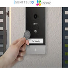 EZVIZ tags NFC detalle uso con cerradura inteligente DL05