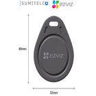 EZVIZ tags NFC vista de tarjetas para cerradura electrónica