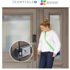 EZVIZ DL03 vista interior cerradura electrónica digital instalada en puerta