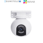 EZVIZ H8X detalle de doble lente cámara exterior con zoom híbrido