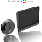 Mirilla digital EZVIZ HP4 WiFi 2K con pantalla táctil interior