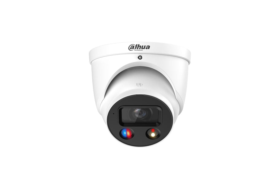 IPC-HDW3449H-AS-PV Dahua, Cámara IP 4MP Domo Full-Color Disuasión Activa Audio