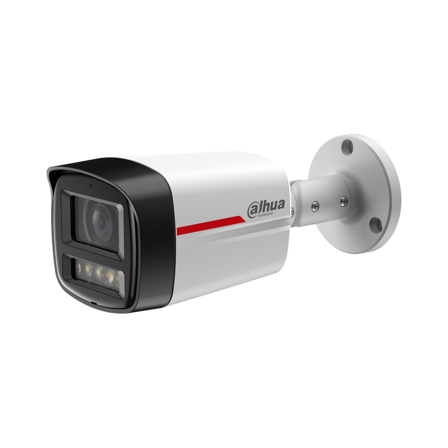 IPC-HFW2849TL-S-LED-PRO Dahua, Cámara IP 8MP Bala Exterior Full-Color Audio