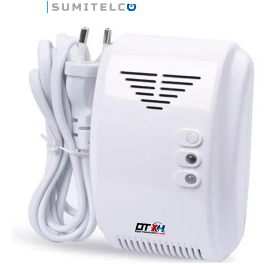 Sensor de fuga de gas DTX inalámbrico 433MHz para alarma Colombia