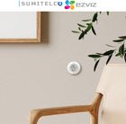 EZVIZ T51C sensor temperatura vista frontal pantalla digital WiFi