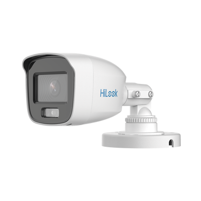 THC-B129-M HiLook, Cámara Bala ColorVu 2MP Luz Blanca 20m IP66 Metal