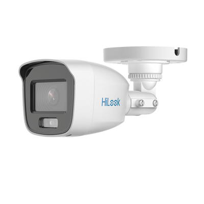 THC-B129-P HiLook, Cámara Bala ColorVu 2MP Luz Blanca 20m 2.8mm IP66