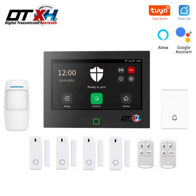 Kit alarma DTX SA-95F4W WiFi 4G Tuya con sensores inalámbricos Colombia