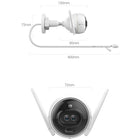EZVIZ C3X contenido del empaque accesorios incluidos