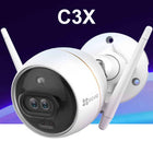 EZVIZ C3X camara exterior vista lateral izquierda