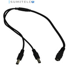 Cable pulpo corriente CCTV 1x2 distribuidor 12V para fuente central