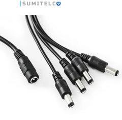 CABLE PULPO CORRIENTE CCTV 1X4