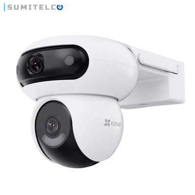 Cámara IP exterior EZVIZ H90 doble lente 2K+ WiFi con visión panorámica