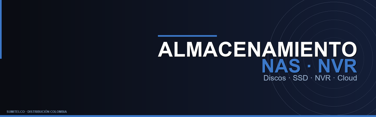 Colección Almacenamiento — Almacenamiento y Grabación | Sumitelco