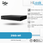 DVR-216G-M1(STD)(F) HiLook, DVR 16 Canales H.265 Pro+ 1080P Lite Metal