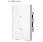 Interruptor WiFi Tuya Smart 2 canales aluminio inteligente Colombia