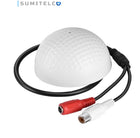 Micrófono CCTV bola detalle conexión audio para grabador DVR NVR