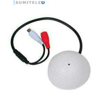 Micrófono CCTV tipo bola golf para DVR NVR grabación audio seguridad