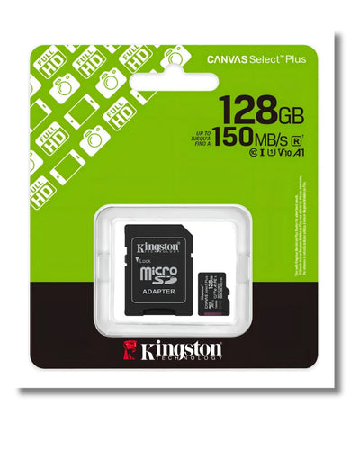 Micro SD Kingston, Tarjeta de Memoria 128GB