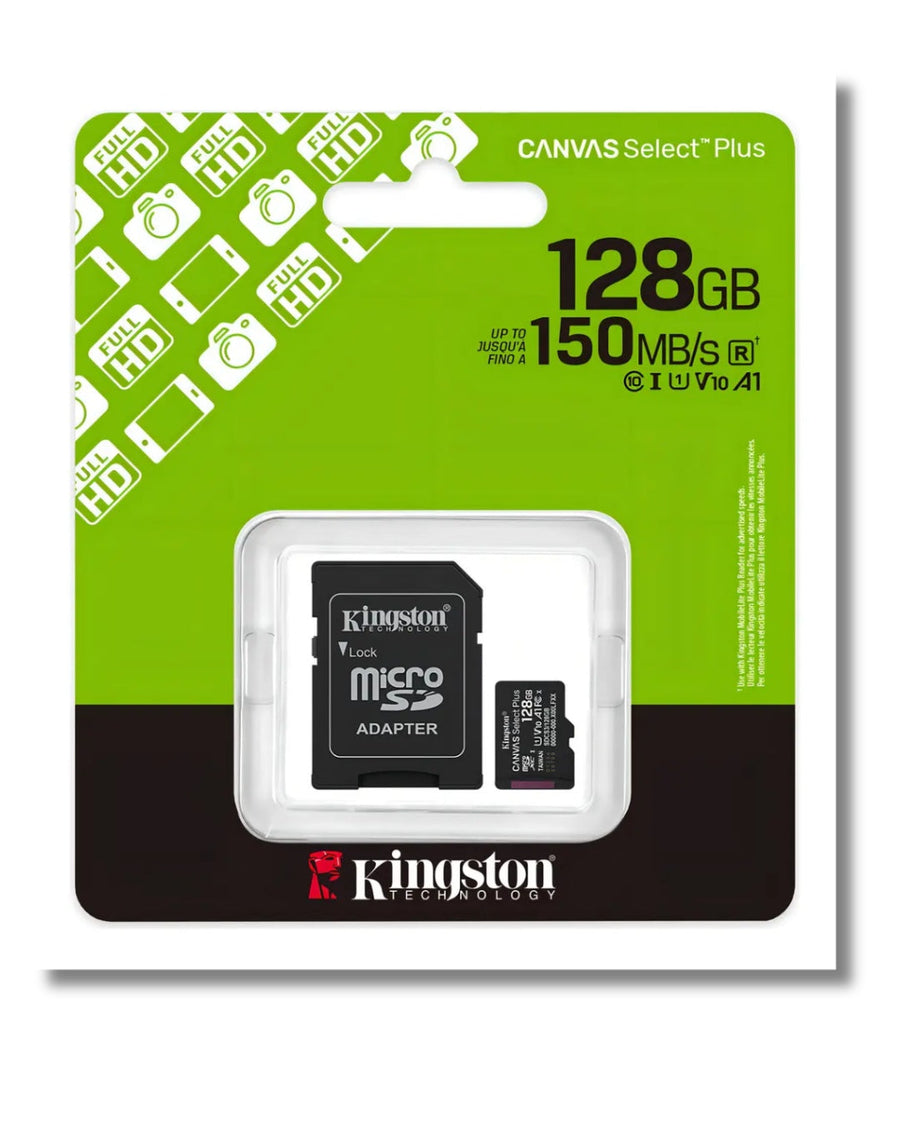 Micro SD Kingston, Tarjeta de Memoria 128GB