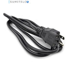Cable poder IEC C13 detalle conector para equipos grabación CCTV