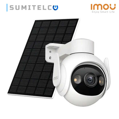 Cámara IP IMOU Cellgo PT 3MP con panel solar inalámbrica sin cables exterior