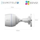 EZVIZ H3C detalle de montaje cámara exterior WiFi para pared